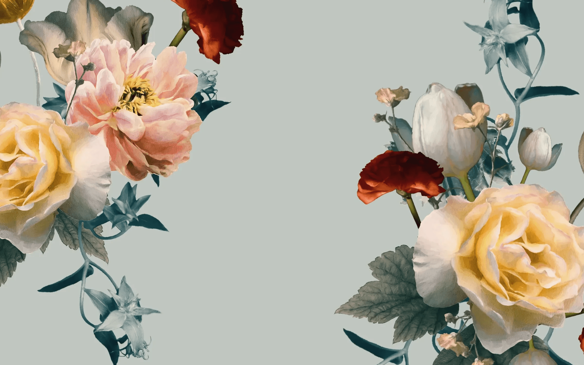 Vintage floral arrangement